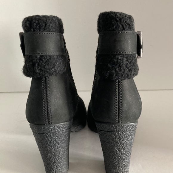 Timberland Women's Glancy Teddy Fleece Boots Booties Faux Fur Leather 6M - NWOB - Picture 6 of 16